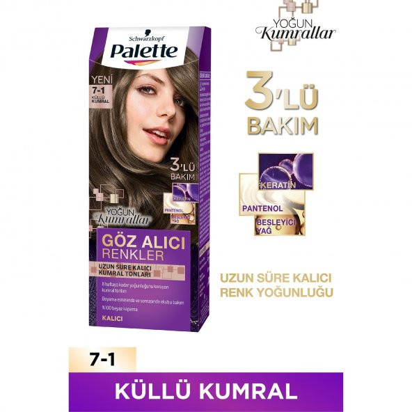 PALETTE KREM BOYA 7-1 KÜLLÜ KUMRAL ürün görseli 1