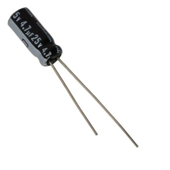 4.7uF 50V Elektrolit Kondansatör ürün görseli 1