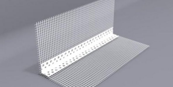 PVC BEYAZ FİLELİ KÖŞE PROFİLLERİ ürün görseli 1