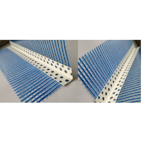 PVC MAVİ FİLELİ KÖŞE PROFİLLERİ ürün görseli 1