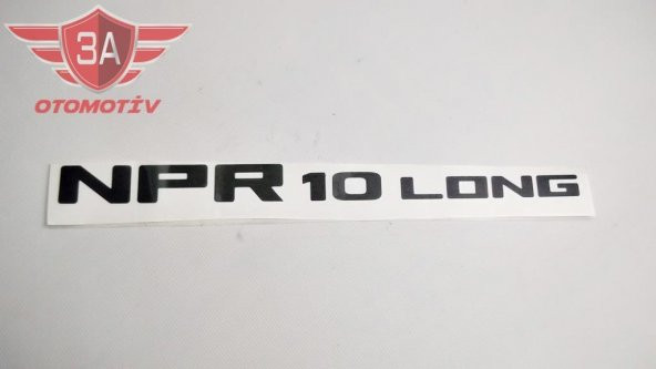 Isuzu NPR 10 Long Yazısı Etiket ürün görseli 1