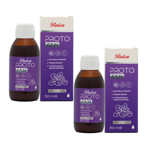 Balen Protofan Propolis Kara Mürver Ekst. Vitamin-C 150 ml x 2 Adet ürün görseli 1