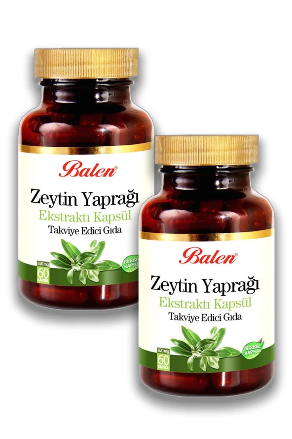 Balen Zeytin Yaprağı Ekstraktı 620 mg 60 Kapsül x 2 Adet ürün görseli 1