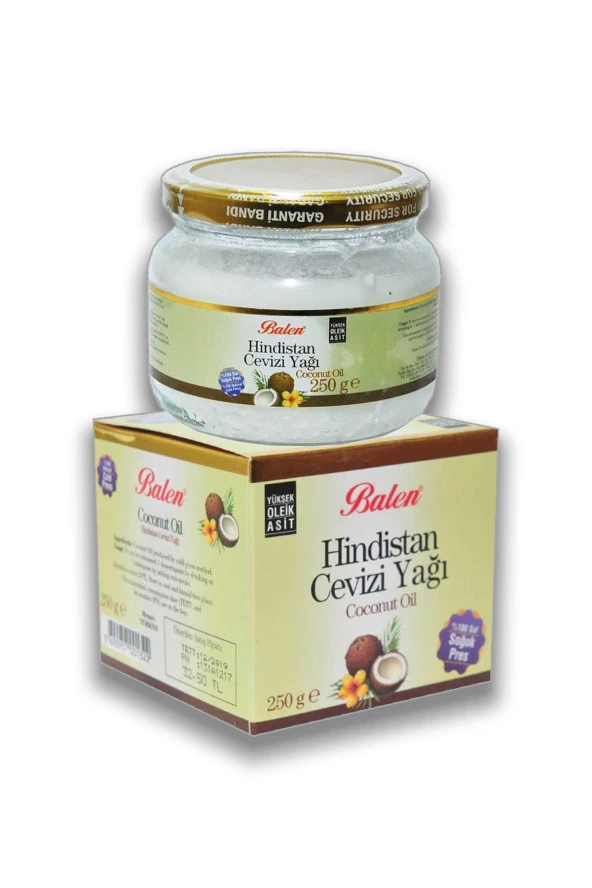 Balen Hindistan Cevizi Yağı Soğuk Pres 250 gr ürün görseli 1