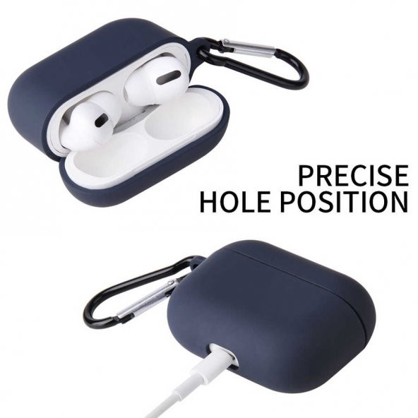 Airpods Pro Askı Aparatlı Mat Soft Renkli Silikon Kılıf ürün görseli 1