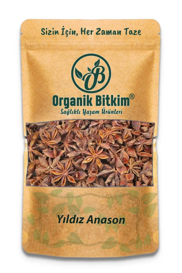 Organik Bitkim Yıldız Anason İri Taneli 100 gr ürün görseli 1