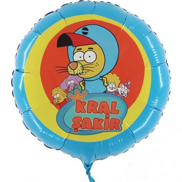 KRAL ŞAKİR ACTİON FOLYO BALON 18 (46CM) D.Ü 15 ürün görseli 1