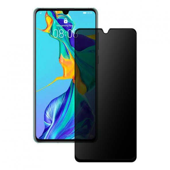 Xiaomi Redmi Note 8 Hayalet Privacy Gizli Cam Ekran Koruyucu Siyah ürün görseli 1