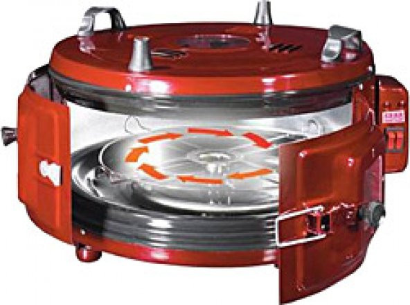 Şamdan 1003 Lüx 32 lt Döner Davul Fırın - Resim 2