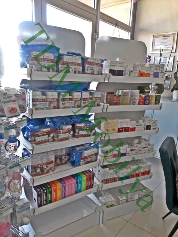 Dekoratif Ahşap Raf Kiler TDM Dolap-44301 - Resim 2