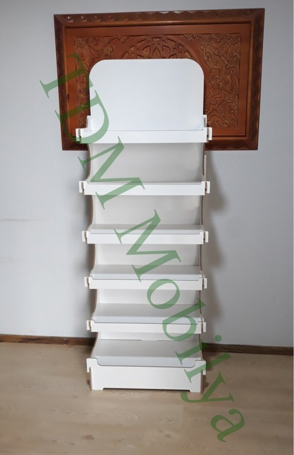 Dekoratif Ahşap Raf Kiler TDM Dolap-44301 - Resim 3