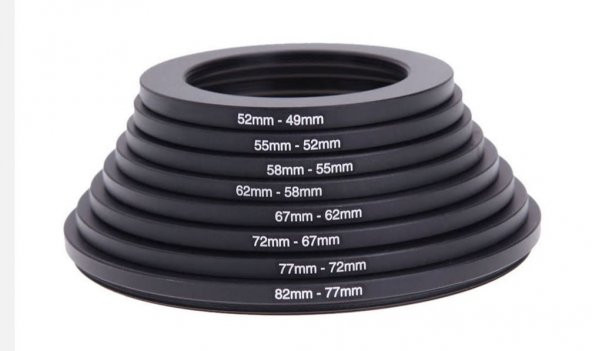 Step-Down Filtre Adaptör Seti 8 Adet ürün görseli 1