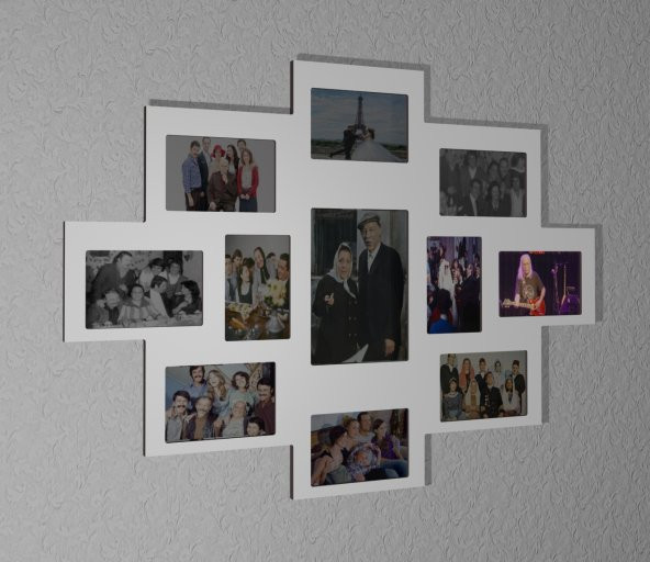Ahşap Soy Ağacı Fotoğraf,Resim Çerçevesi Çerçeve-04322byz ürün görseli 1