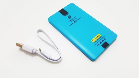 PaleMax Mavi Powerbank 5000mAh - Resim 2