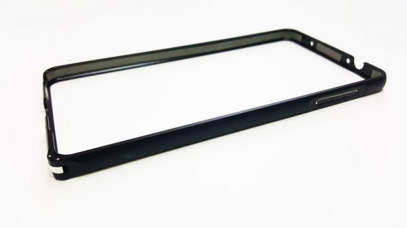 Samsung Galaxy Note 4 Çelik Siyah Bumper - Resim 2