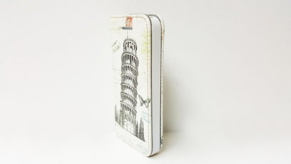 iPhone 5-5S Kapaklı Cüzdanlı Roma Kılıf - Resim 2