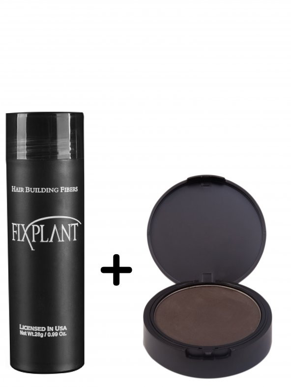Fixplant 1 Şişe Saç Tozu + Fixdeep Suda Çıkmayan Saç Gürleştirici Pudra ürün görseli 1