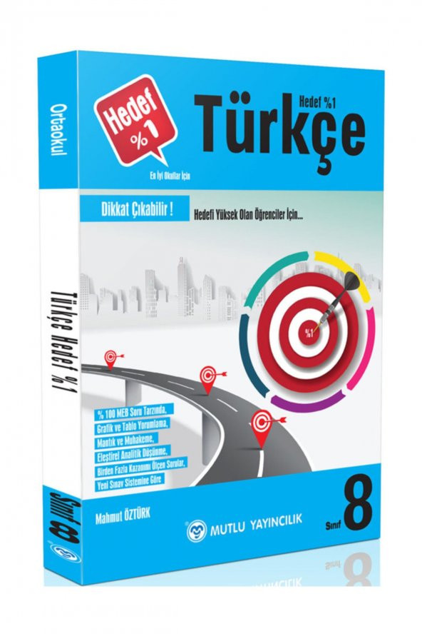 MUTLU 8.SINIF TÜRKÇE HEDEF 1 SORU BANKASI ürün görseli 1