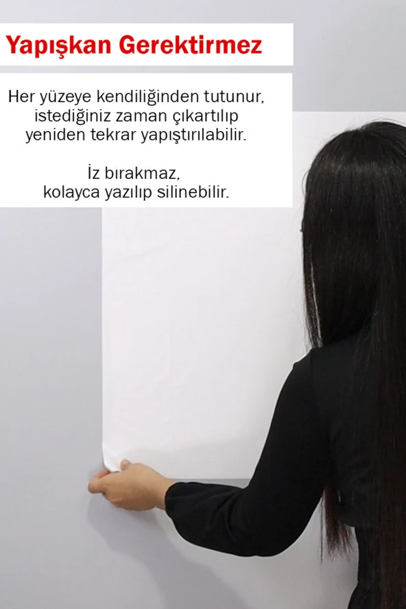 EVBUYA 100 CM x 150 CM BEYAZ AKILLI KAĞIT ( 1 ALANA 1 HEDİYE ) ürün görseli 1