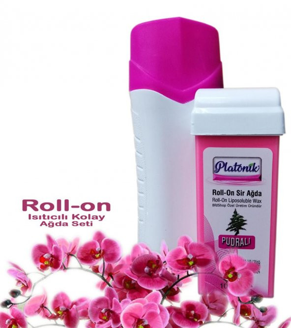 Platonik Roll-On Isıtıcılı Kolay Ağda Seti Pudralı ürün görseli 1