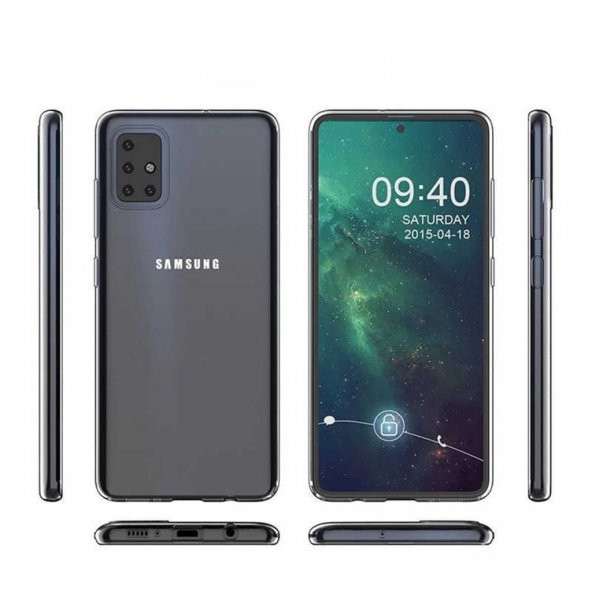 Galaxy A81 (Note 10 lite) Ultra İnce Esnek Sararmaz Şeffaf Kılıf ürün görseli 1