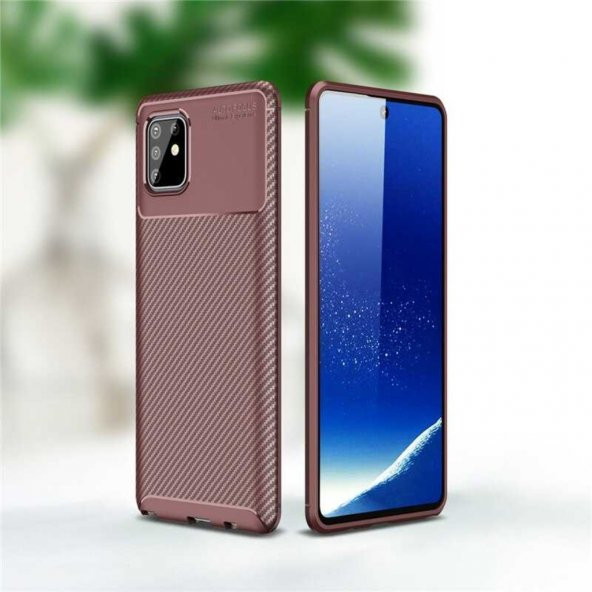 Galaxy A81 (Note 10 Lite) Elde Kaymayan Kamera Korumalı Kılıf - Resim 9