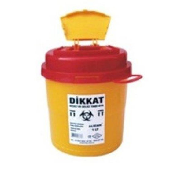 0,5 lt tıbbi atık kutusu ücretsiz kargo ürün görseli 1