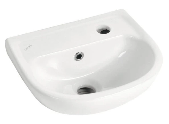 Creavit Oval Lavabo 29X35 Cm Beyaz Delikli ürün görseli 1