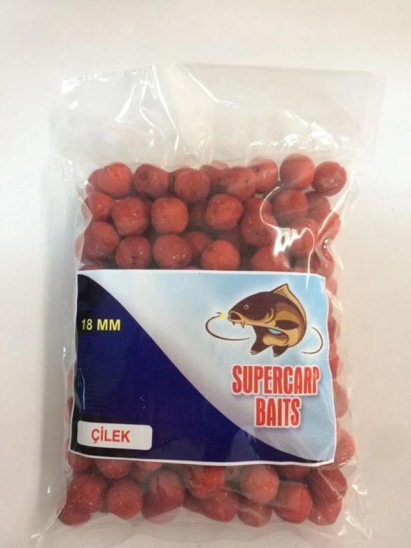 SuperCarp Baits 18mm Boili 1kg Çilek ürün görseli 1