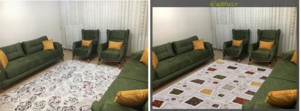 FİBER TABAN KAYMAZ TABAN HALI  (4m2 & 6m2) - Resim 4