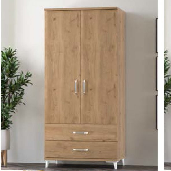 2 Kapılı Dolap - 90 cm ürün görseli 1