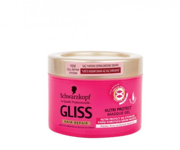 Gliss Saç Maskesi Nutrı Protect 200 Ml ürün görseli 1
