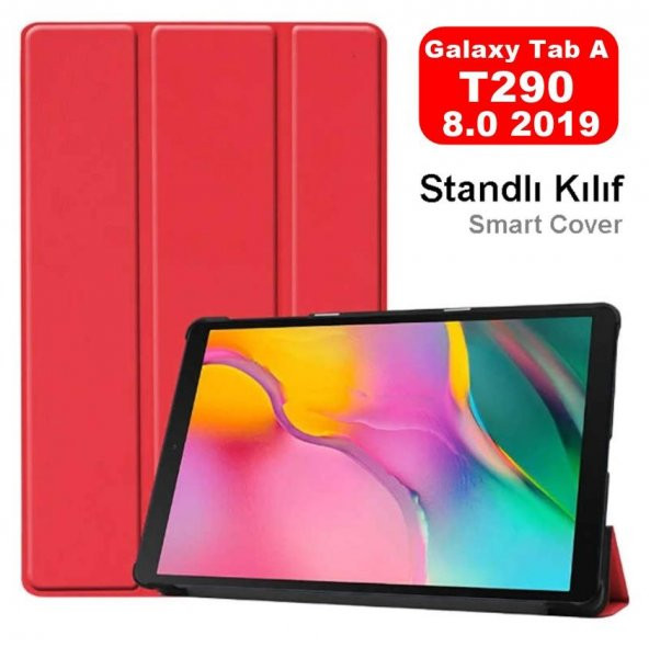 Galaxy Tab A 8.0(2019) T290 Smart Cover Standlı 1-1 Tablet Kılıf ürün görseli 1