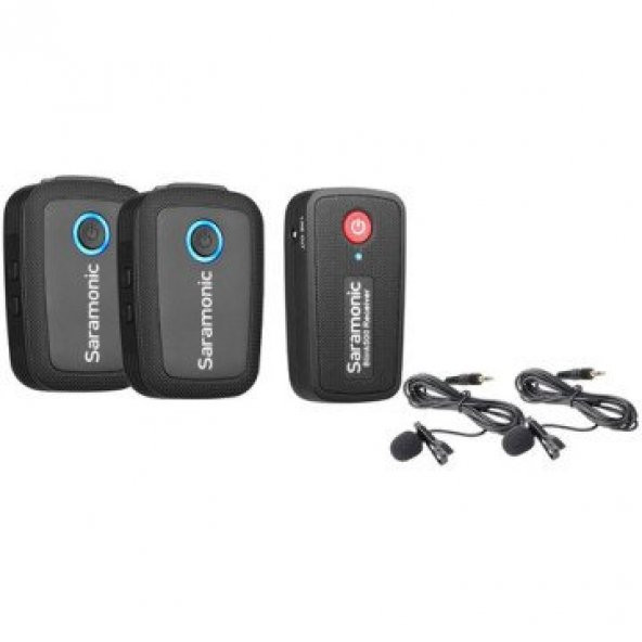 Saramonic Blink500 B2 (2TX-1RX) Profesyonel Yaka Mikrofonu ürün görseli 1