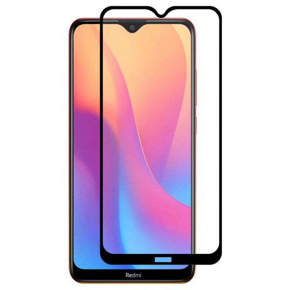 Bufalo Xiaomi Redmi 8 / 8A NANO 10D Cam Ekran Koruyucu Siyah ürün görseli 1