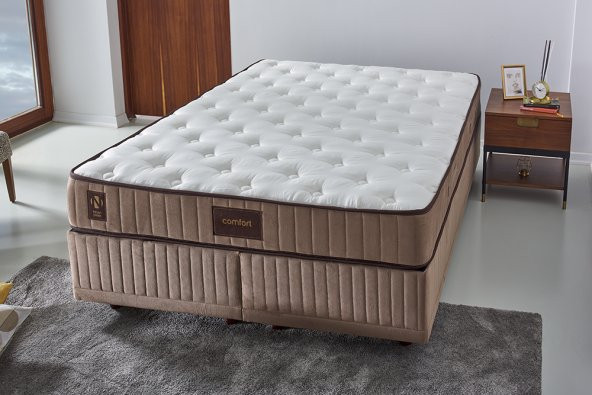 Niron Comfort 120x200 cm Geniş Tek Kişilik Lüks Ortopedik Yumuşak Yatak ürün görseli 1