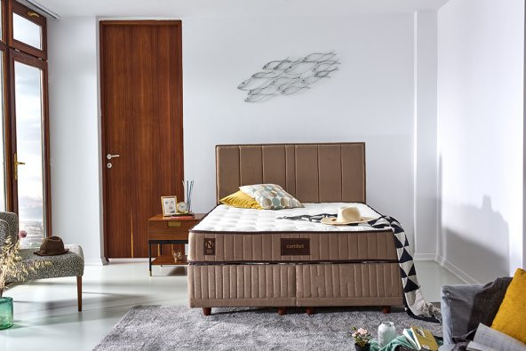 Niron Comfort 200x200 cm Çift Kişilik Lüks Ortopedik Yumuşak Yatak ürün görseli 1