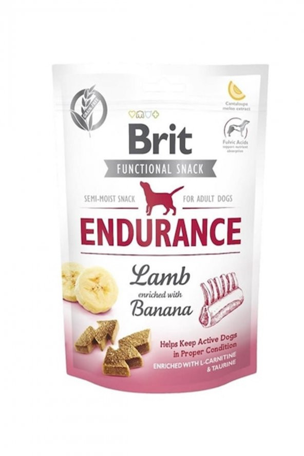 Brit Func. Snack Endurance Kuzulu ve Muzlu Köpek Ödülü 150 Gr ürün görseli 1