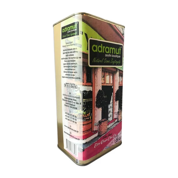 Adramut Naturel Sızma Zeytinyağı Erken Hasat 5000 ml e ürün görseli 1