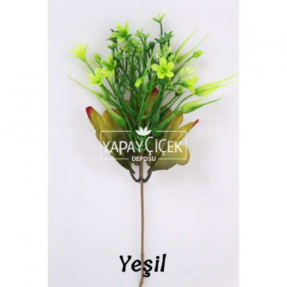Yapay Küçük Ucuz Dal Garnitür 5 Renk - Resim 6