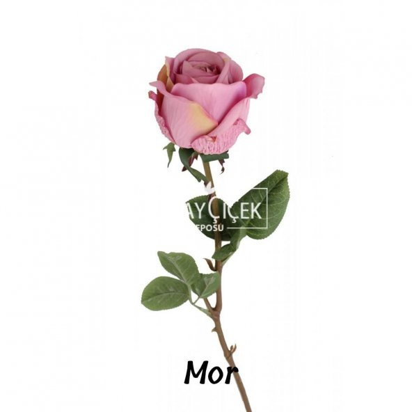 Yapay Orjinal Açmış Gül Dalı 62 cm 6 Renk - Resim 5