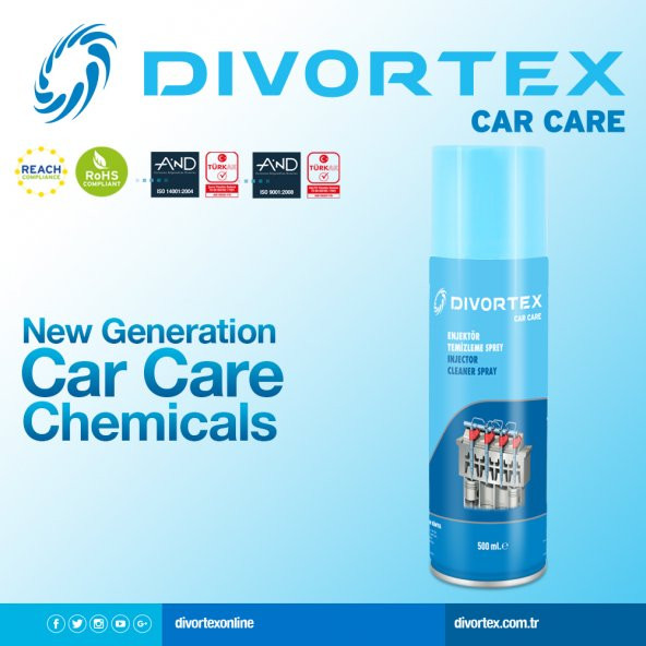 Divortex Enjektör Temizleme Spreyi 500 ml. - Resim 2