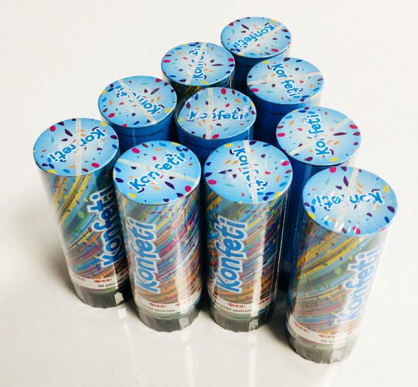 KONFETİ 11 CM 10LU PAKET ürün görseli 1
