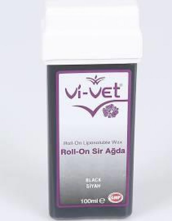 Vi-Vet Roll-On Kartuş Sir Ağda Black- Siyah 100ml ürün görseli 1