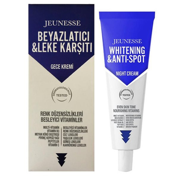 Jeunesse Beyazlatıcı&leke Karşıtı Gece Kremi 50ml ürün görseli 1