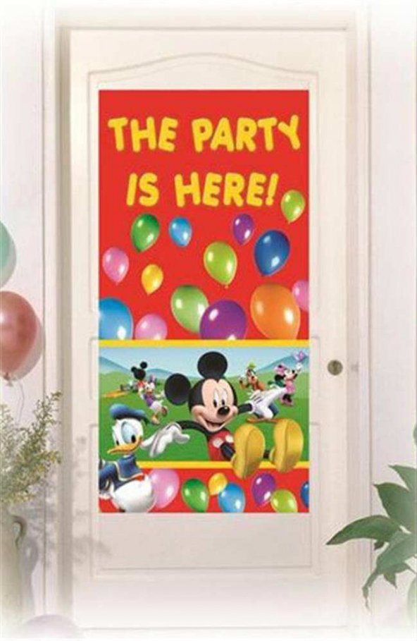 MİCKEY PLAYFUL KAPI BANNER 76CM X152CM ürün görseli 1