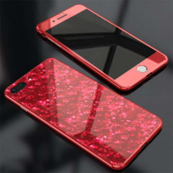 iPhone 7 Kılıf Voero Desenli 360 Magnet Case - Resim 2