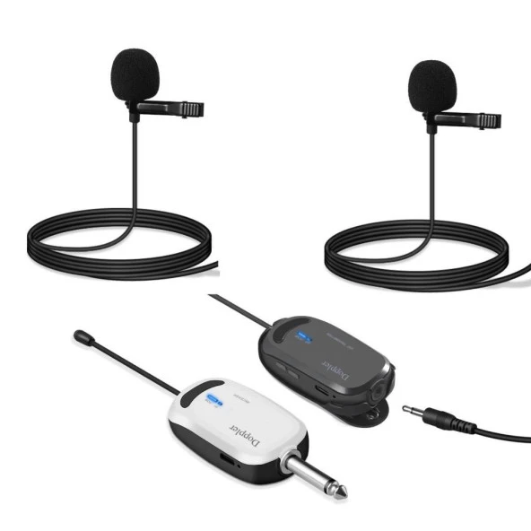 Doppler Kablosuz Kamera Mikrofonu CAM200B Çift Yaka Ünitesi, Kamera Receiver / Alıcı ünitesi ürün görseli 1