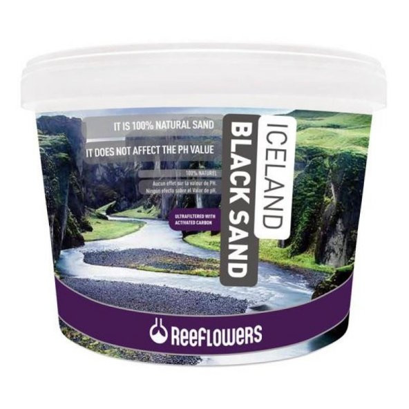 Reeflowers Iceland Black Sand Akvaryum Kumu 1-2 mm 25 Kg ürün görseli 1