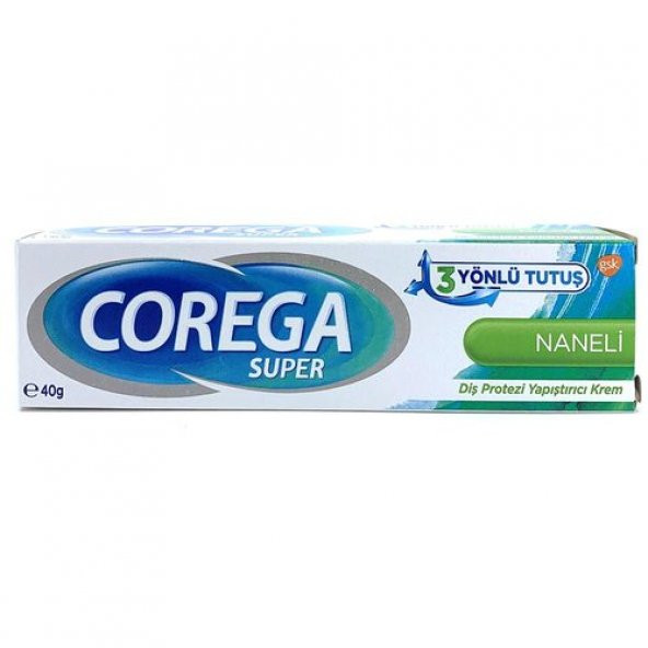 Corega Süper Protez Yapıştırıcı Krem 40 gr - Naneli ürün görseli 1
